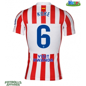 Atletico Madrid Koke #6 Hemmatröja 2025-26 Kortärmad